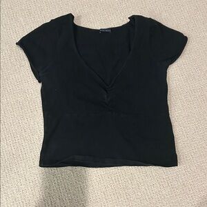 Brandy Melville Black Short Sleeve Top